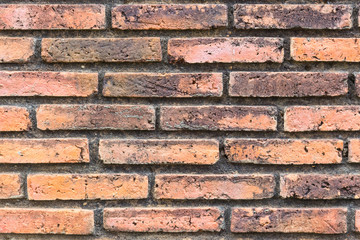 Red brick wall background