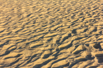 feiner Sand am Strand von oben fotografiert