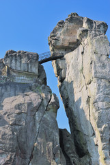 an den Externsteinen bei Horn Bad-Meinberg im Teutoburger Wald,Nordrhein-Westfalen,Deutschland