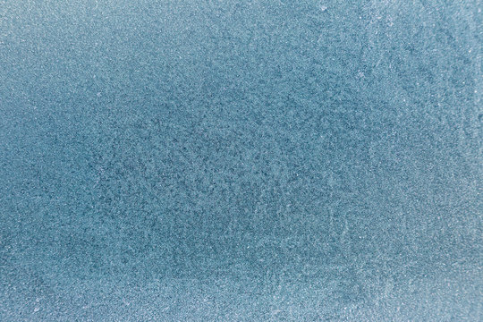 Frost auf einer Oberfl&auml;che, Eiskristalle 