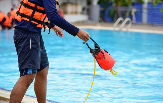 Lifeguard Training Use Throw Bag