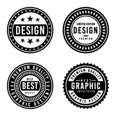 Premium Vintage Badge Design Set