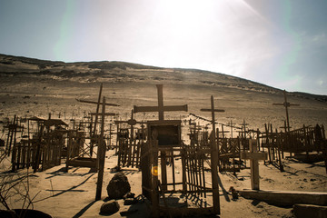 An old cementery in the north of Chile.