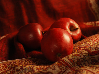 pommes rouges