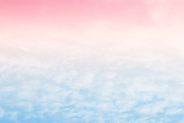cloud background with a pastel colour