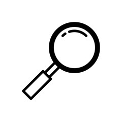 Magnifying Icon Vector Design Template