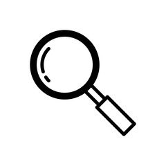 Magnifying Icon Vector Design Template