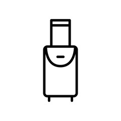 Travel Bag Icon Vector Design Template