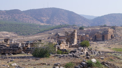 Fototapeta premium attractions in the form of ruins of a city in Turkey