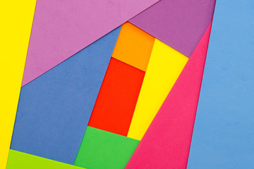 Obraz premium Abstract textured background of colorful craft foam board in the Pride LGBT rainbow colors