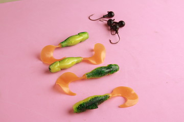Saragossa Spain. September 18, 2019 fishing lures