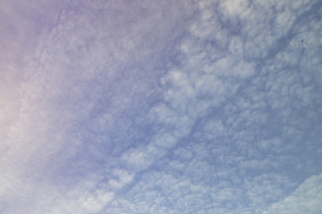 Fototapeta premium Beautiful sky and cloud in evening light.