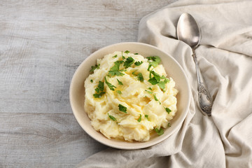 Mashed potatoes with butter