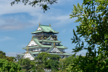 Osaka Castle in Japan