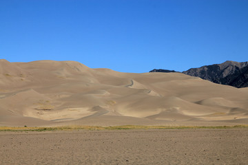 Fototapeta na wymiar National Park Great Sand Dunes in Colorado, USA