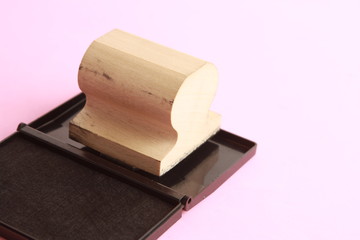 stamp ink made in wood