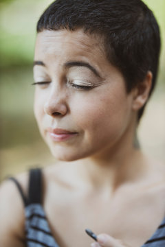 portrait of a beautiful young girl