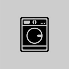 Vector washing machine icon - Vector