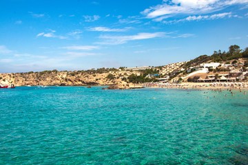 Fototapeta premium view of an island in mediterranean sea