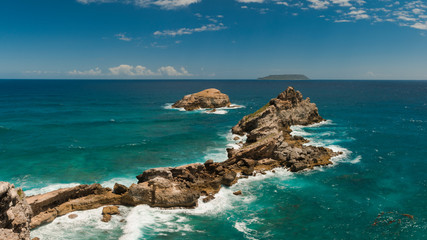View from pointe des chateaux guadeloupe.