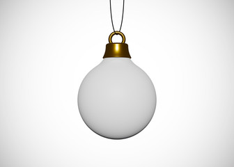 Christmas Baubles for Xmas Tree 3D Render