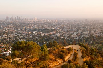 Panoramic view of Los Angeles, USA