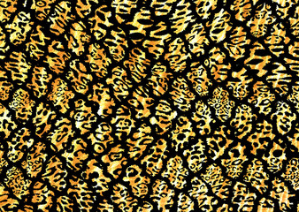 leopard skin pattern