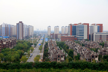 Urban scenery in Tangshan, China