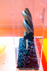 A giant licorice candy