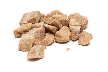 Brown lump sugar