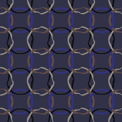 VECTOR ILLUSTRATION OF WARPED SHAPES.