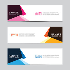 Fototapeta premium Vector abstract geometric design banner web template. Modern design. Vector illustration