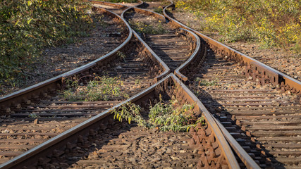 Obraz premium Auf Schienen werden die Güter transportiert