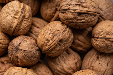 Walnuts under a beautiful light