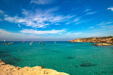 tropical beach from ibiza