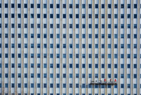 White concrete bulding