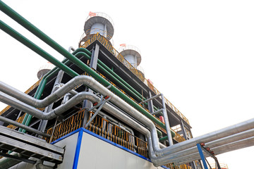 Distillation equipment pipeline