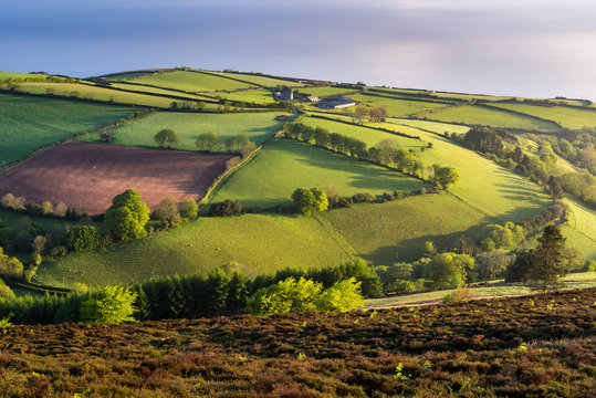 View of Exmoor National Park