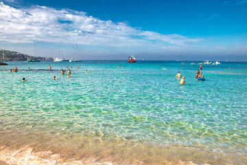 tropical beach cala tarida-ibiza