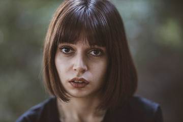 portrait of a beautiful young girl