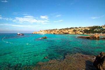 view of an island in the mediterranean