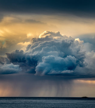 Rain cloud, Senja, Norway.