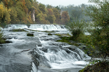 Schaffhausen Rheinfall Herbst Oktober