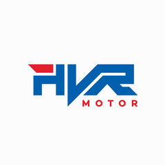 Creative HVR Letter for Dealer Logo Design