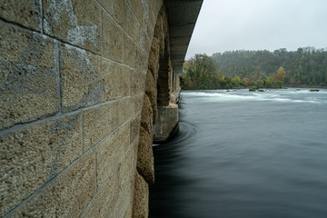 Schaffhausen Rheinfall Herbst Oktober