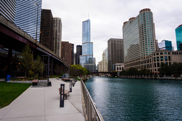 Skyscrapers in Chicago USA CHICAGO, ILLINOIS (USA)
