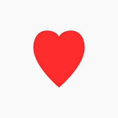 heart icon vector design concept. love symbol art background minimalistic valentine's day.