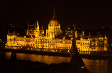 Fototapeta na wymiar Budapest, parliament, Hungary, UNESCO