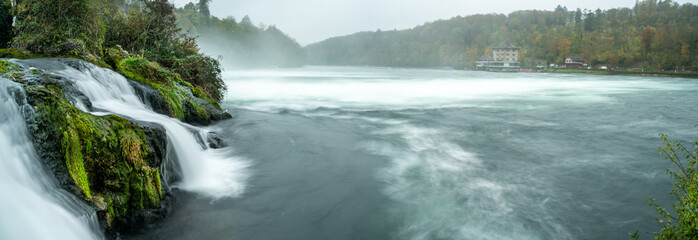 Schaffhausen Rheinfall Herbst Oktober