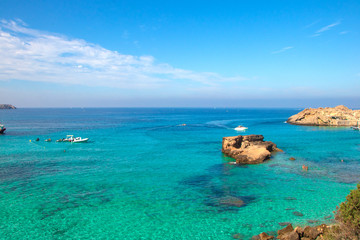 Fototapeta premium sea and blue sky-ibiza
